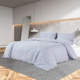 Gray light microfiber duvet cover set 220x240 cm by vidaXL, Duvet covers - Ref: Foro24-135955, Price: 19,26 €, Discount: %
