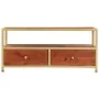 Mesa de centro de madera maciza de acacia 90x50x40 cm de vidaXL, Mesas de centro - Ref: Foro24-286187, Precio: 174,62 €, Desc...