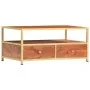 Mesa de centro de madera maciza de acacia 90x50x40 cm de vidaXL, Mesas de centro - Ref: Foro24-286187, Precio: 174,62 €, Desc...