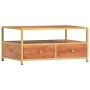 Mesa de centro de madera maciza de acacia 90x50x40 cm de vidaXL, Mesas de centro - Ref: Foro24-286187, Precio: 174,62 €, Desc...