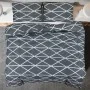 Juego de funda nórdica algodón gris 140x200 cm de vidaXL, Fundas de nórdico - Ref: Foro24-136049, Precio: 23,79 €, Descuento: %