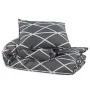 Juego de funda nórdica algodón gris 140x200 cm de vidaXL, Fundas de nórdico - Ref: Foro24-136049, Precio: 23,79 €, Descuento: %