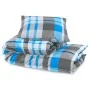 Juego de funda nórdica algodón azul y gris 200x200 cm de vidaXL, Fundas de nórdico - Ref: Foro24-136072, Precio: 24,24 €, Des...