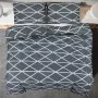 Juego de funda nórdica algodón gris 135x200 cm de vidaXL, Fundas de nórdico - Ref: Foro24-136054, Precio: 35,74 €, Descuento: %