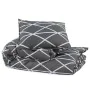 Juego de funda nórdica algodón gris 135x200 cm de vidaXL, Fundas de nórdico - Ref: Foro24-136054, Precio: 35,74 €, Descuento: %