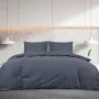 Anthrazitgraue Baumwoll-Duvet-Abdeckung Spiel 220x240 cm von vidaXL, Bettbezüge - Ref: Foro24-136083, Preis: 32,36 €, Rabatt: %