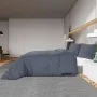 Anthrazitgraue Baumwoll-Duvet-Abdeckung Spiel 220x240 cm von vidaXL, Bettbezüge - Ref: Foro24-136083, Preis: 32,36 €, Rabatt: %