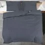 Anthrazitgraue Baumwoll-Duvet-Abdeckung Spiel 220x240 cm von vidaXL, Bettbezüge - Ref: Foro24-136083, Preis: 32,36 €, Rabatt: %