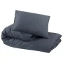 Anthrazitgraue Baumwoll-Duvet-Abdeckung Spiel 220x240 cm von vidaXL, Bettbezüge - Ref: Foro24-136083, Preis: 32,36 €, Rabatt: %