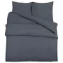Juego de funda nórdica algodón gris antracita 140x200 cm de vidaXL, Fundas de nórdico - Ref: Foro24-136081, Precio: 28,14 €, ...