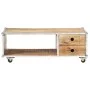Mesa de centro de madera maciza de mango en bruto 89x59x33 cm de vidaXL, Mesas de centro - Ref: Foro24-323408, Precio: 130,51...
