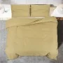 Juego de funda nórdica algodón gris taupe 200x200 cm de vidaXL, Fundas de nórdico - Ref: Foro24-136136, Precio: 30,43 €, Desc...