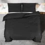 Juego de funda nórdica algodón negro 220x240 cm de vidaXL, Fundas de nórdico - Ref: Foro24-136115, Precio: 36,05 €, Descuento: %