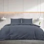 Juego de funda nórdica algodón gris antracita 155x220 cm de vidaXL, Fundas de nórdico - Ref: Foro24-136087, Precio: 32,17 €, ...