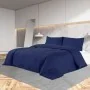Juego de funda nórdica algodón azul 200x200 cm de vidaXL, Fundas de nórdico - Ref: Foro24-136146, Precio: 30,65 €, Descuento: %