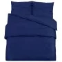 Juego de funda nórdica algodón azul 220x240 cm de vidaXL, Fundas de nórdico - Ref: Foro24-136147, Precio: 32,73 €, Descuento: %