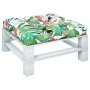 Cojín para palés tela multicolor 70x70x12 cm de vidaXL, Cojines para sillas y sofás - Ref: Foro24-360486, Precio: 31,76 €, De...