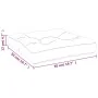Cojín para sofá de palets tela turquesa 50x50x12 cm de vidaXL, Cojines para sillas y sofás - Ref: Foro24-360446, Precio: 20,6...