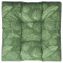 Cojín para palés tela estampado de hojas 70x70x12 cm de vidaXL, Cojines para sillas y sofás - Ref: Foro24-360488, Precio: 23,...