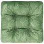 Cojín para palés tela estampado de hojas 60x60x12 cm de vidaXL, Cojines para sillas y sofás - Ref: Foro24-360466, Precio: 26,...