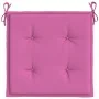 Cojines de silla de jardín 2 uds tela rosa 40x40x3 cm de vidaXL, Cojines para sillas y sofás - Ref: Foro24-361026, Precio: 23...