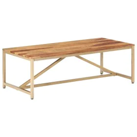 Mesa de centro de madera maciza de sheesham 120x60x40 cm de vidaXL, Mesas de centro - Ref: Foro24-286339, Precio: 116,03 €, D...