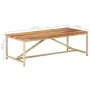 Mesa de centro de madera maciza de sheesham 120x60x40 cm de vidaXL, Mesas de centro - Ref: Foro24-286339, Precio: 116,03 €, D...
