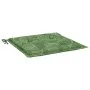 Cojines de silla 6 uds tela estampado de hojas 50x50x3 cm de vidaXL, Cojines para sillas y sofás - Ref: Foro24-361091, Precio...
