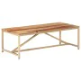 Mesa de centro de madera maciza de sheesham 120x60x40 cm de vidaXL, Mesas de centro - Ref: Foro24-286339, Precio: 116,03 €, D...