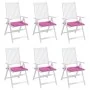 Cojines de silla de jardín 6 uds tela rosa 40x40x3 cm de vidaXL, Cojines para sillas y sofás - Ref: Foro24-361028, Precio: 53...