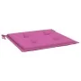 Cojines de silla de jardín 6 uds tela rosa 40x40x3 cm de vidaXL, Cojines para sillas y sofás - Ref: Foro24-361028, Precio: 53...