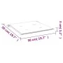Cojines para silla de jardín 2 uds tela turquesa 50x50x3 cm de vidaXL, Cojines para sillas y sofás - Ref: Foro24-361095, Prec...