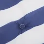 Cojines silla jardín 2 uds tela a rayas azul y blanco 40x40x3cm de vidaXL, Cojines para sillas y sofás - Ref: Foro24-361011, ...