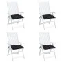 Cojines para silla 4 uds tela a cuadros negro 40x40x7 cm de vidaXL, Cojines para sillas y sofás - Ref: Foro24-361490, Precio:...