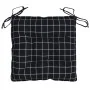 Cojines para silla 4 uds tela a cuadros negro 40x40x7 cm de vidaXL, Cojines para sillas y sofás - Ref: Foro24-361490, Precio:...