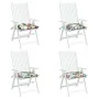 Cojines para silla 4 uds tela multicolor 40x40x7 cm de vidaXL, Cojines para sillas y sofás - Ref: Foro24-361493, Precio: 34,6...