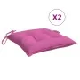 Cojines para silla 4 unidades tela rosa 40x40x7 cm de vidaXL, Cojines para sillas y sofás - Ref: Foro24-361502, Precio: 38,93...