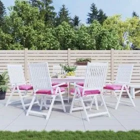 Cojines de silla 6 uds tela Oxford rosa 50x50x7 cm de vidaXL, Cojines para sillas y sofás - Ref: Foro24-361560, Precio: 47,29...