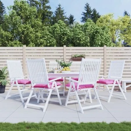 Cojines de silla 6 uds tela Oxford rosa 50x50x7 cm de vidaXL, Cojines para sillas y sofás - Ref: Foro24-361560, Precio: 47,29...