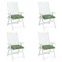 Cojines para silla 4 uds tela estampado de hojas 50x50x7 cm de vidaXL, Cojines para sillas y sofás - Ref: Foro24-361556, Prec...