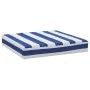 Cojines para palés 3 piezas tela Oxford azul y blanco a rayas de vidaXL, Cojines para sillas y sofás - Ref: Foro24-361785, Pr...