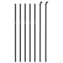 Anthracite gray galvanized steel wire fence 1x10 m by vidaXL, fence panels - Ref: Foro24-154209, Price: 68,74 €, Discount: %