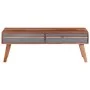 Mesa de centro madera maciza de Sheesham gris 110x50x40 cm de vidaXL, Mesas de centro - Ref: Foro24-286372, Precio: 141,49 €,...