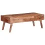 Mesa de centro madera maciza de Sheesham gris 110x50x40 cm de vidaXL, Mesas de centro - Ref: Foro24-286372, Precio: 141,49 €,...
