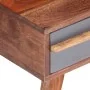 Mesa de centro madera maciza de Sheesham gris 110x50x40 cm de vidaXL, Mesas de centro - Ref: Foro24-286372, Precio: 141,49 €,...