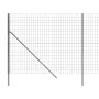 Anthrazitgrauer verzinkter Stahldrahtzaun 1,6x10 m von vidaXL, Zaunpaneele - Ref: Foro24-154212, Preis: 107,96 €, Rabatt: %