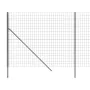 Anthrazitgrauer verzinkter Stahldrahtzaun 2x10 m von vidaXL, Zaunpaneele - Ref: Foro24-154214, Preis: 116,52 €, Rabatt: %