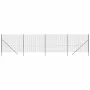 Anthrazitgrauer verzinkter Stahldrahtzaun 1,8x10 m von vidaXL, Zaunpaneele - Ref: Foro24-154213, Preis: 110,56 €, Rabatt: %