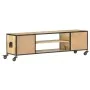 Mueble de TV de madera maciza de mango 130x30x39 cm de vidaXL, Muebles TV - Ref: Foro24-286377, Precio: 189,64 €, Descuento: %
