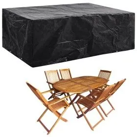 Garden furniture cover 8 eyelets 242x162x100 cm by vidaXL, Garden furniture covers - Ref: Foro24-45122, Price: 23,64 €, Disco...